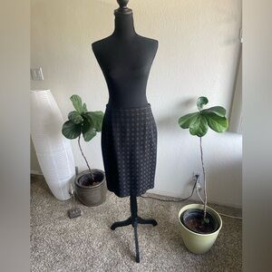 Max Mara Studio pencil skirt Dark grey with pattern